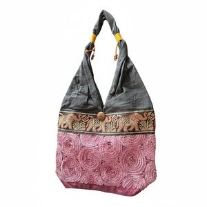 Elephant Pattern Women’s Cloth Bag